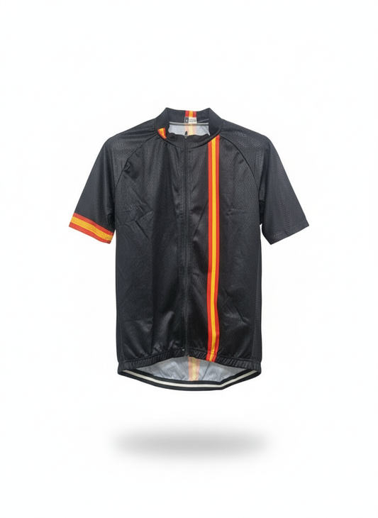 Classic Black Cycling Jersey