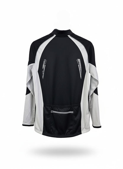 Black & White Performance Cycling Jersey