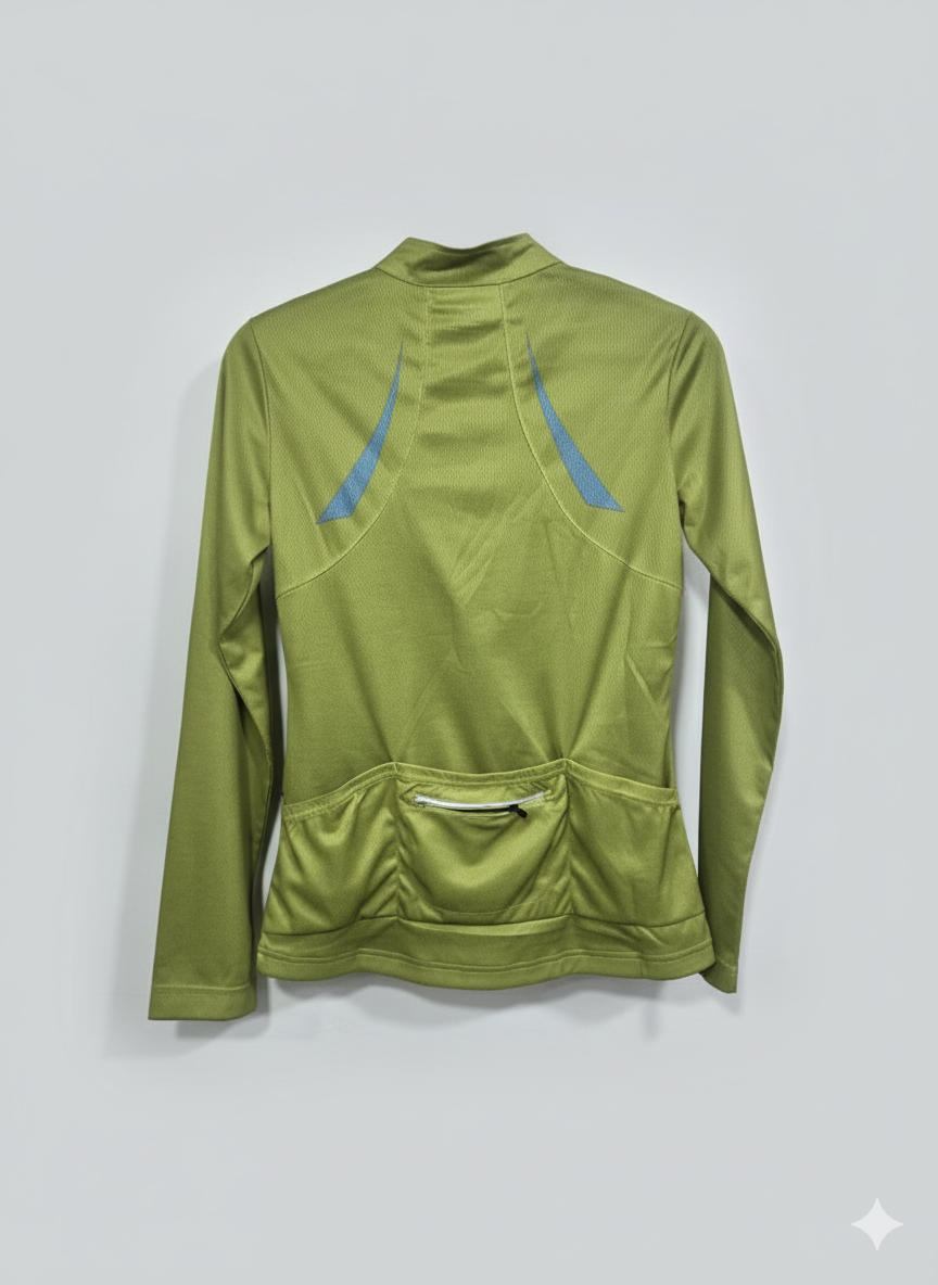 Crivit Lime Flow – Long Sleeve Cycling Jersey