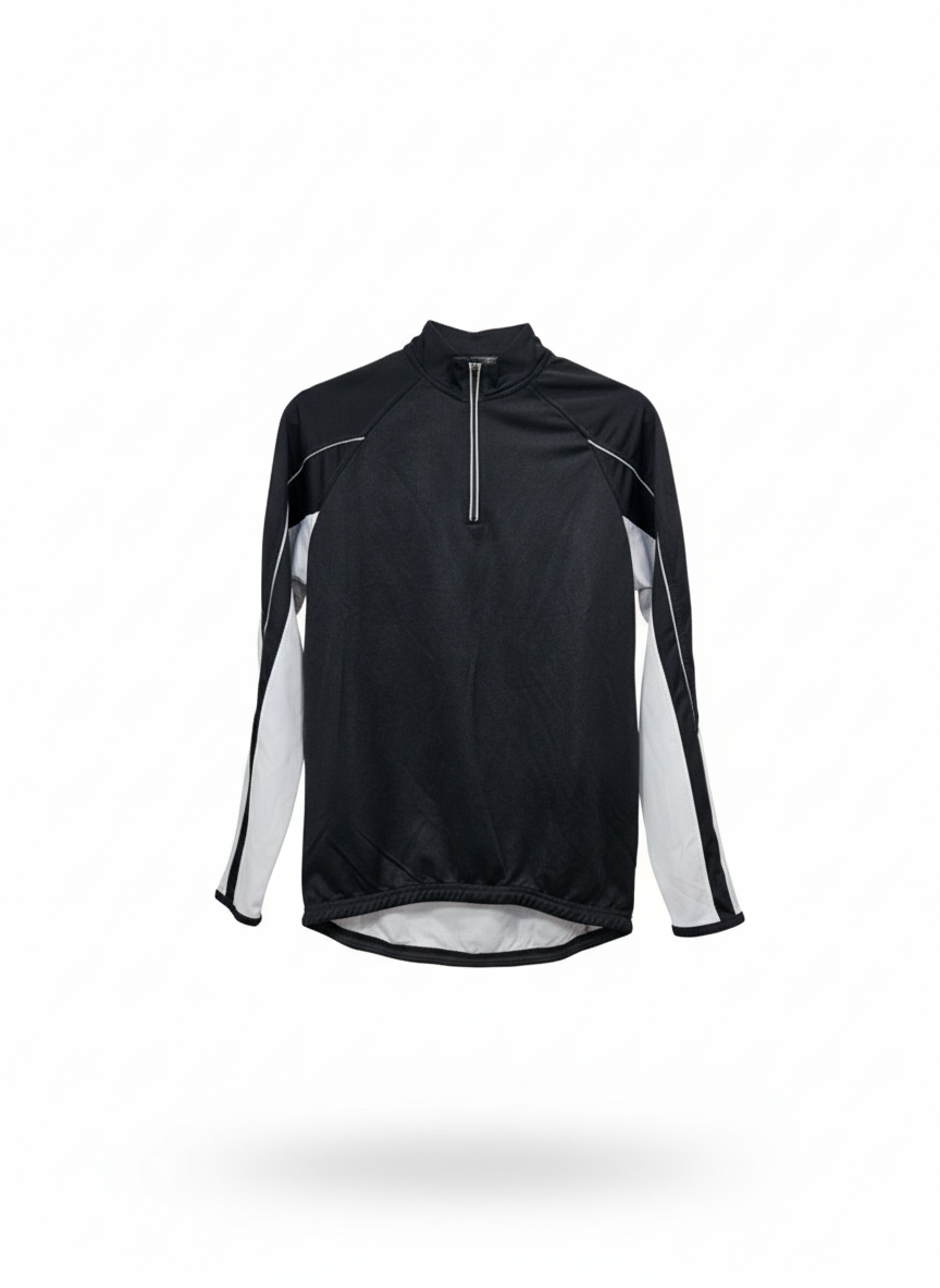 Black & White Performance Cycling Jersey