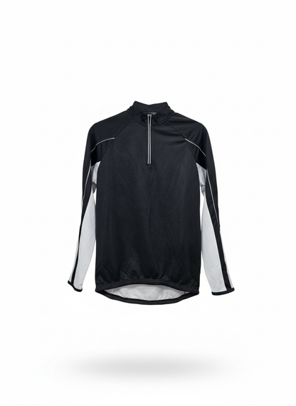 Black & White Performance Cycling Jersey