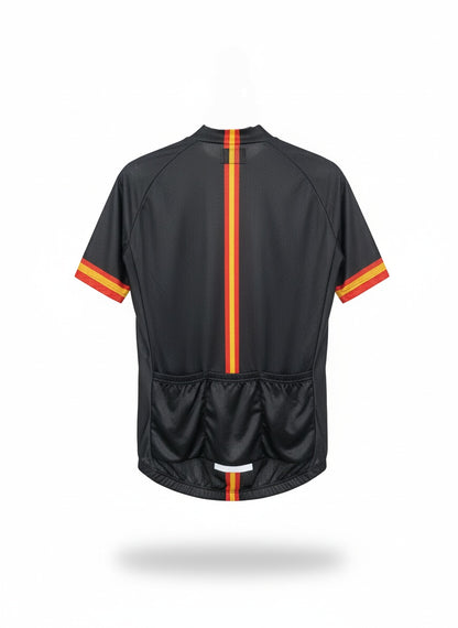 Classic Black Cycling Jersey